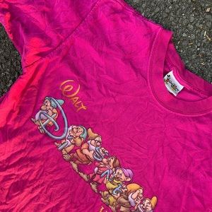 Disney World 7 Dwarves Pink Tee